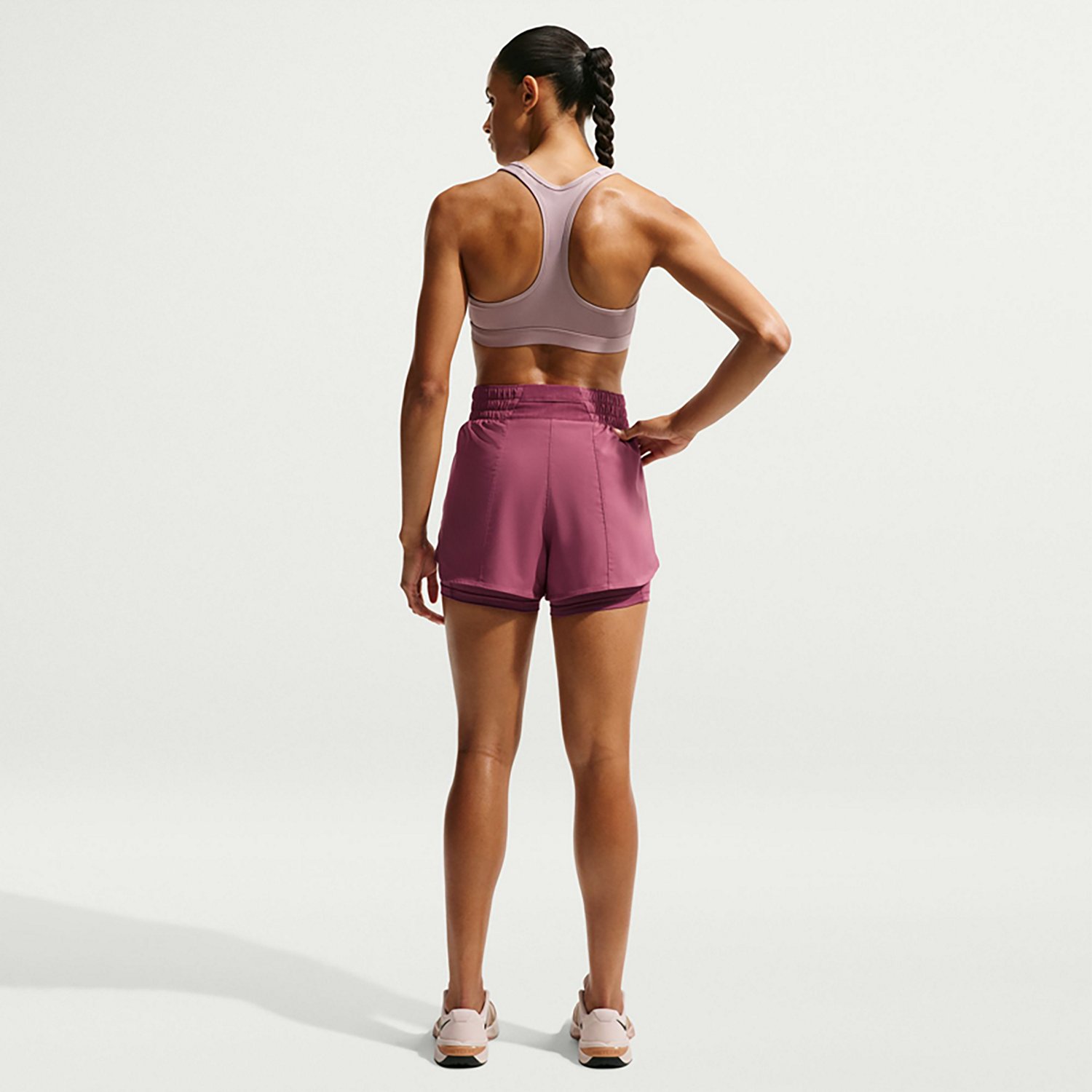 Nike Women's Dri-FIT One High-Rise 2-in-1 Shorts 3 in - view number 2