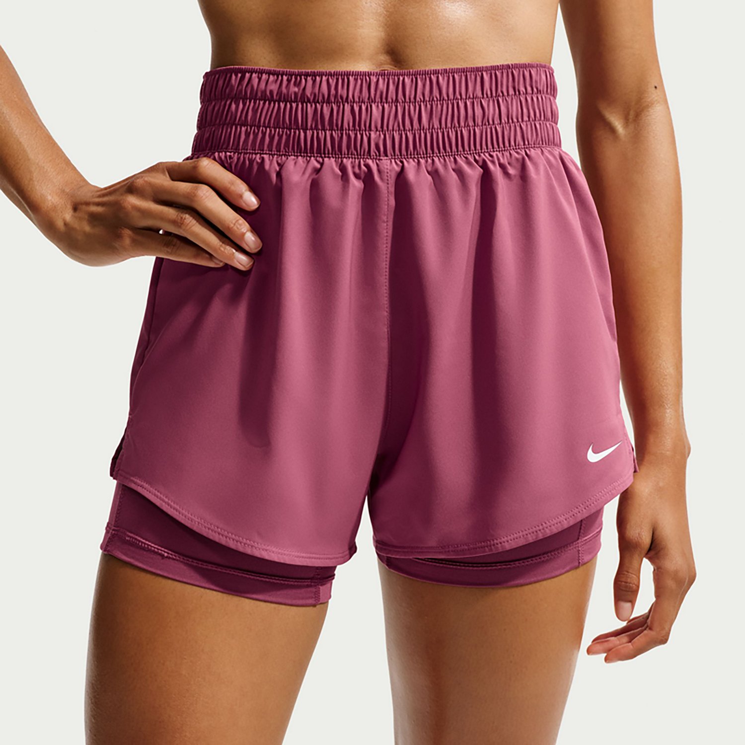 Nike Women's Dri-FIT One High-Rise 2-in-1 Shorts 3 in - view number 3