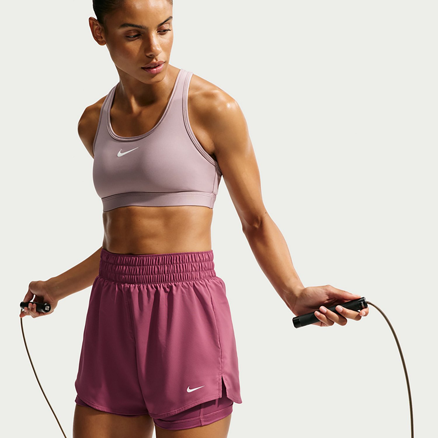 Nike Women's Dri-FIT One High-Rise 2-in-1 Shorts 3 in - view number 6
