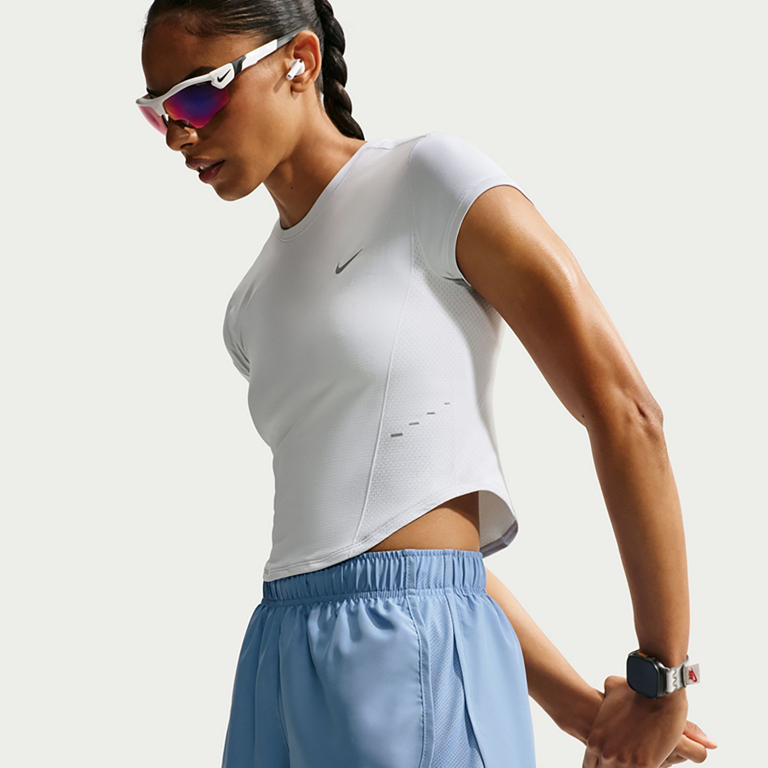 Nike Women's Tempo Dri-FIT Mid-Rise Running Shorts 3 in - view number 5