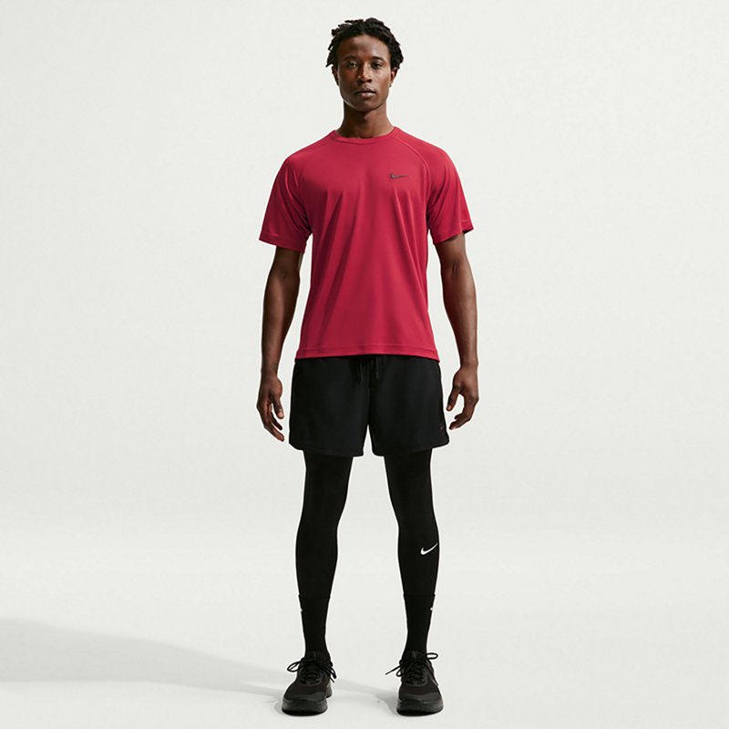 Nike Men's Dri-FIT Flex UV T-Shirt, Medium, Tough Red