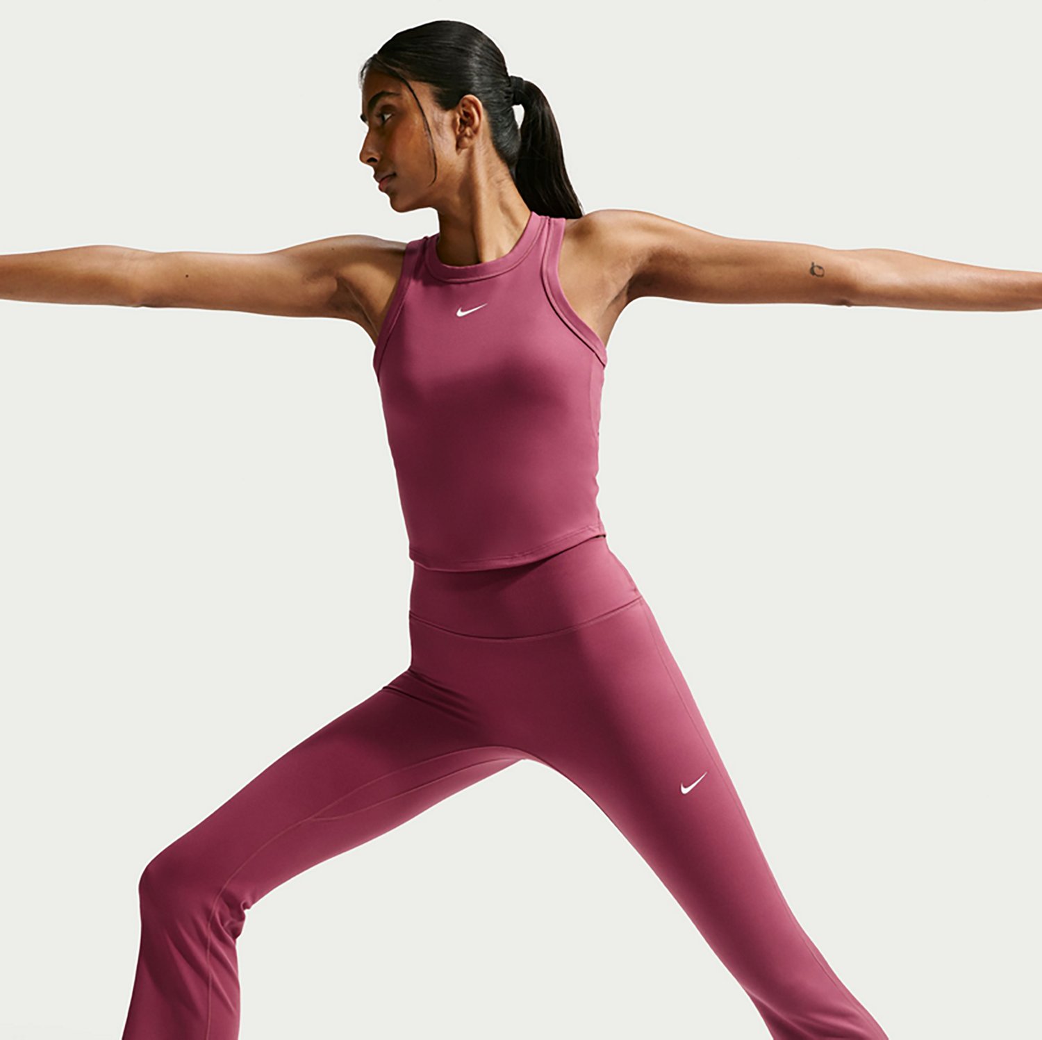 Nike Women's Nike One Dri-FIT Tight Flare Leggings - view number 6