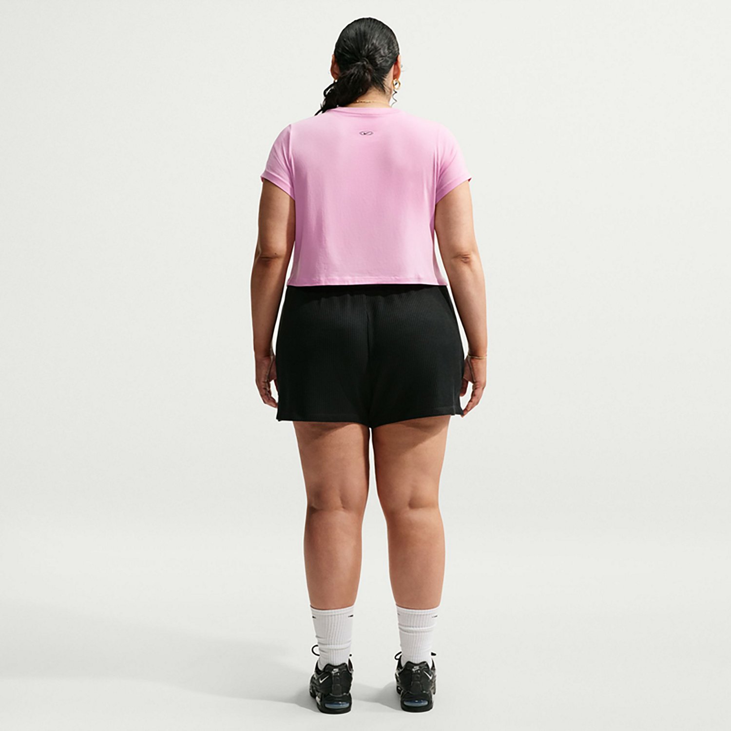 Nike Women's Plus Sportswear Chill Knit Mid-Crop Short Sleeve T-shirt - view number 2