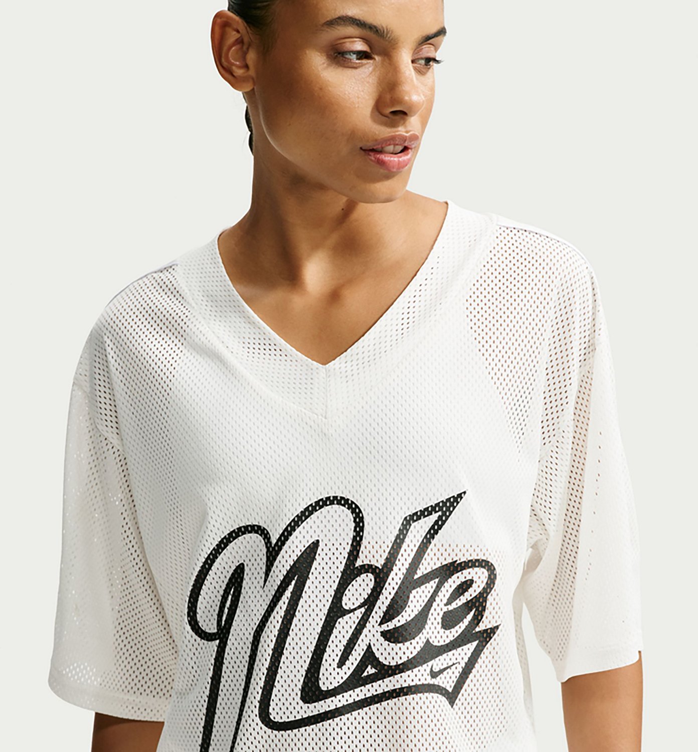 Nike Women's Dri-FIT Vintage Varsity Short Sleeve Top - view number 3