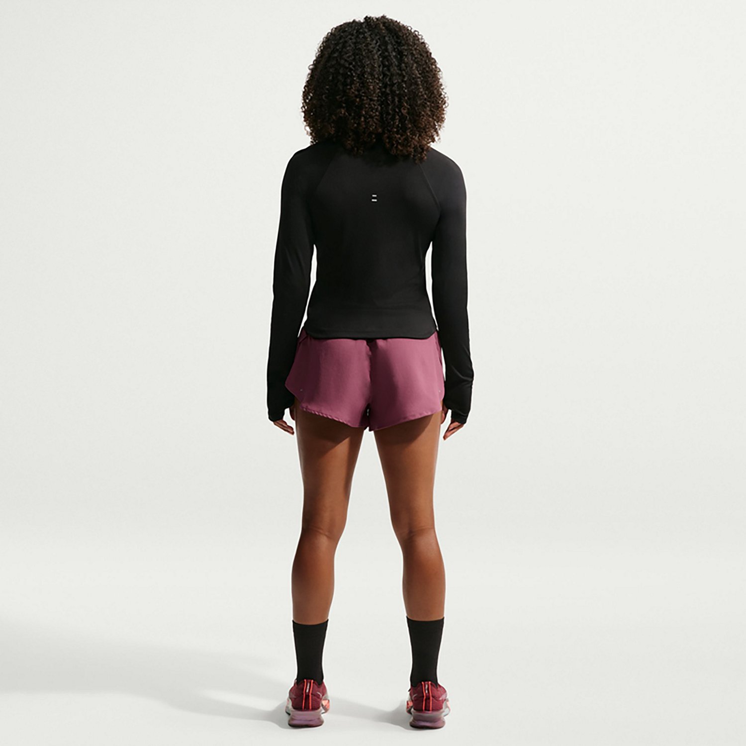 Nike Women's Flow Mid Rise Dri-FIT Athletic Training Shorts - view number 2