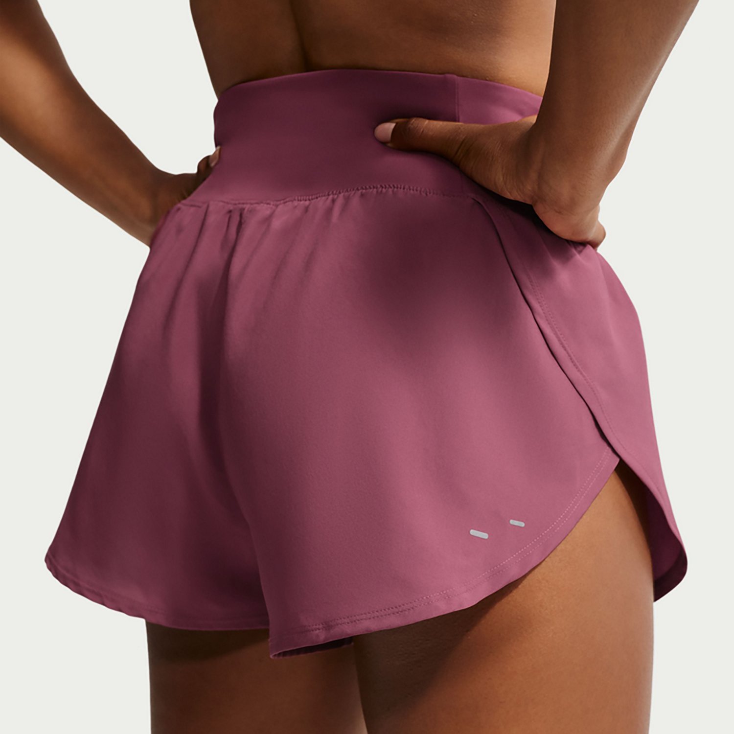 Nike Women's Flow Mid Rise Dri-FIT Athletic Training Shorts - view number 4