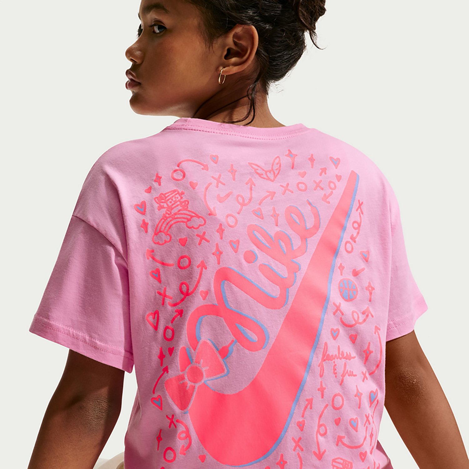 Nike Boys' Essential Boxy Sportswear Bows T-shirt - view number 5