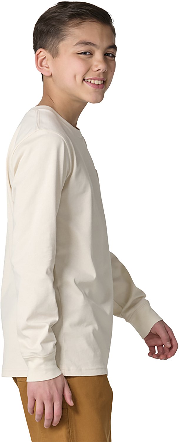 Carhartt Boys' Pocket Logo Long Sleeve T-shirt