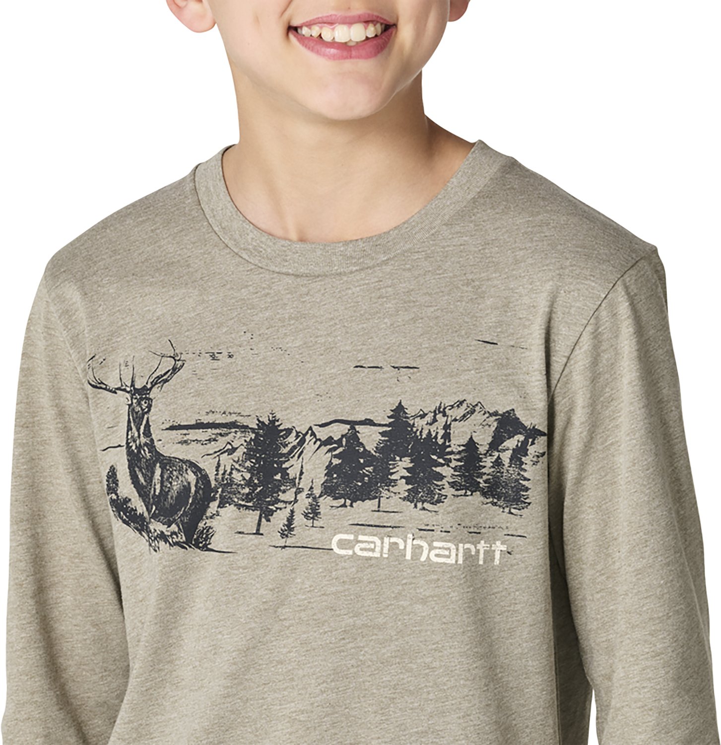 Carhartt Boys' Outdoor Long Sleeve T-shirt - view number 4