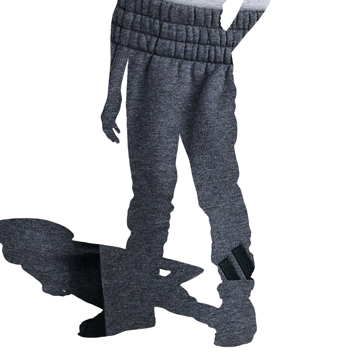 adidas Elastic Waistband Essential 3-Stripe Fleece Cuffed Joggers - view number 3