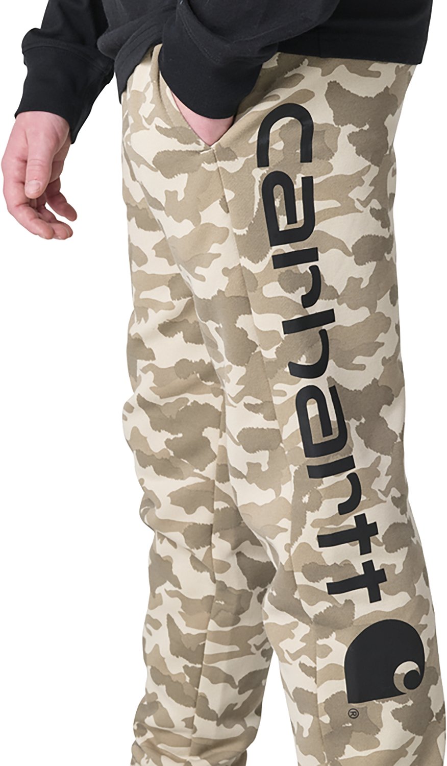 Carhartt Boys' Camo Fleece Pants - view number 4