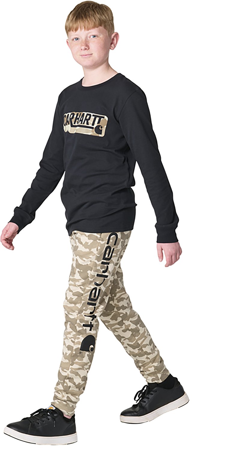 Carhartt Boys' Camo Fleece Pants - view number 5