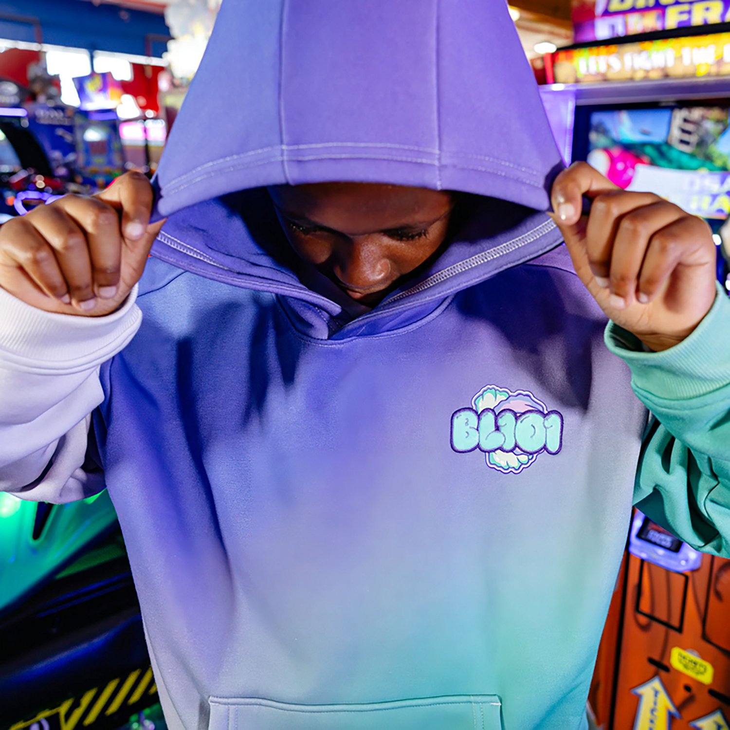 Baseball Lifestyle 101 Youths' Cotton Candy Hoodie - view number 4