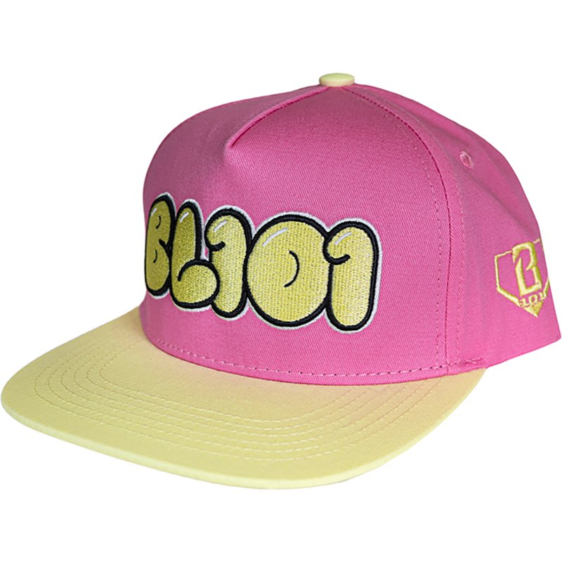 Baseball Lifestyle 101 Cotton Candy Baseball Snapback Hat, Boys', Pink Lemonade