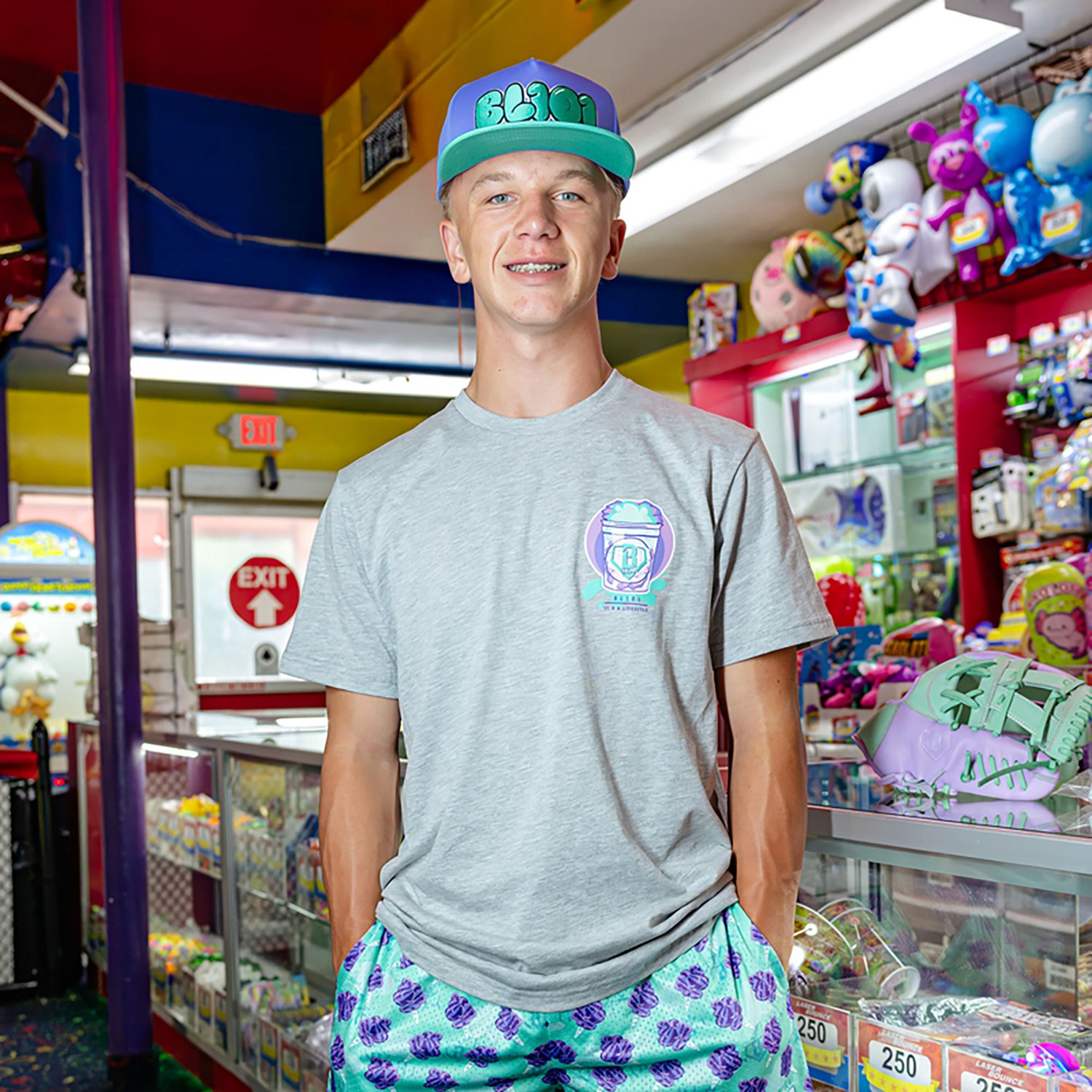 Baseball Lifestyle 101 Adults' Cotton Candy Snapback Cap - view number 3