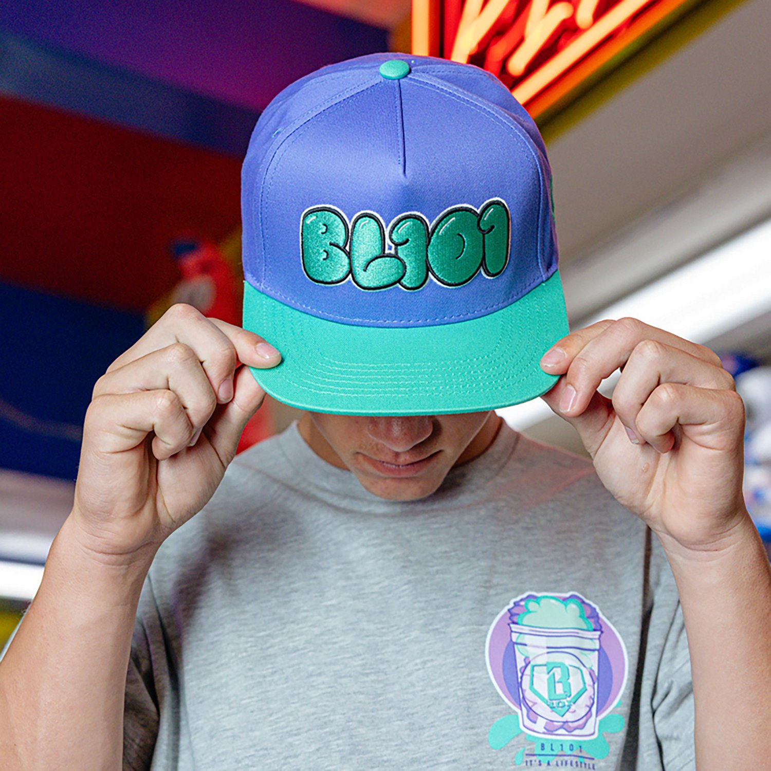 Baseball Lifestyle 101 Adults' Cotton Candy Snapback Cap - view number 4