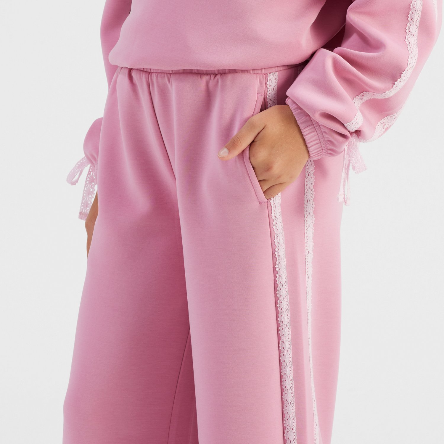 Freely Girls' Scottie Sandwash Lace Pant