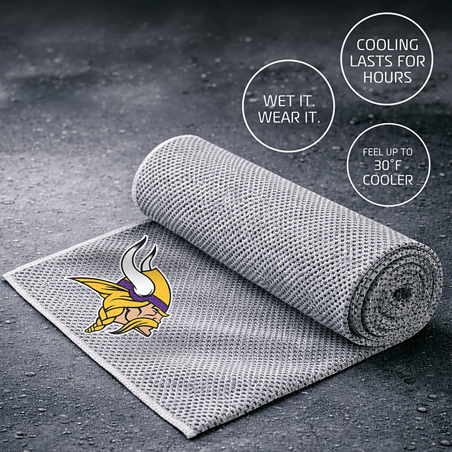 AlphaCool Minnesota Vikings Cooling Towel - view number 3