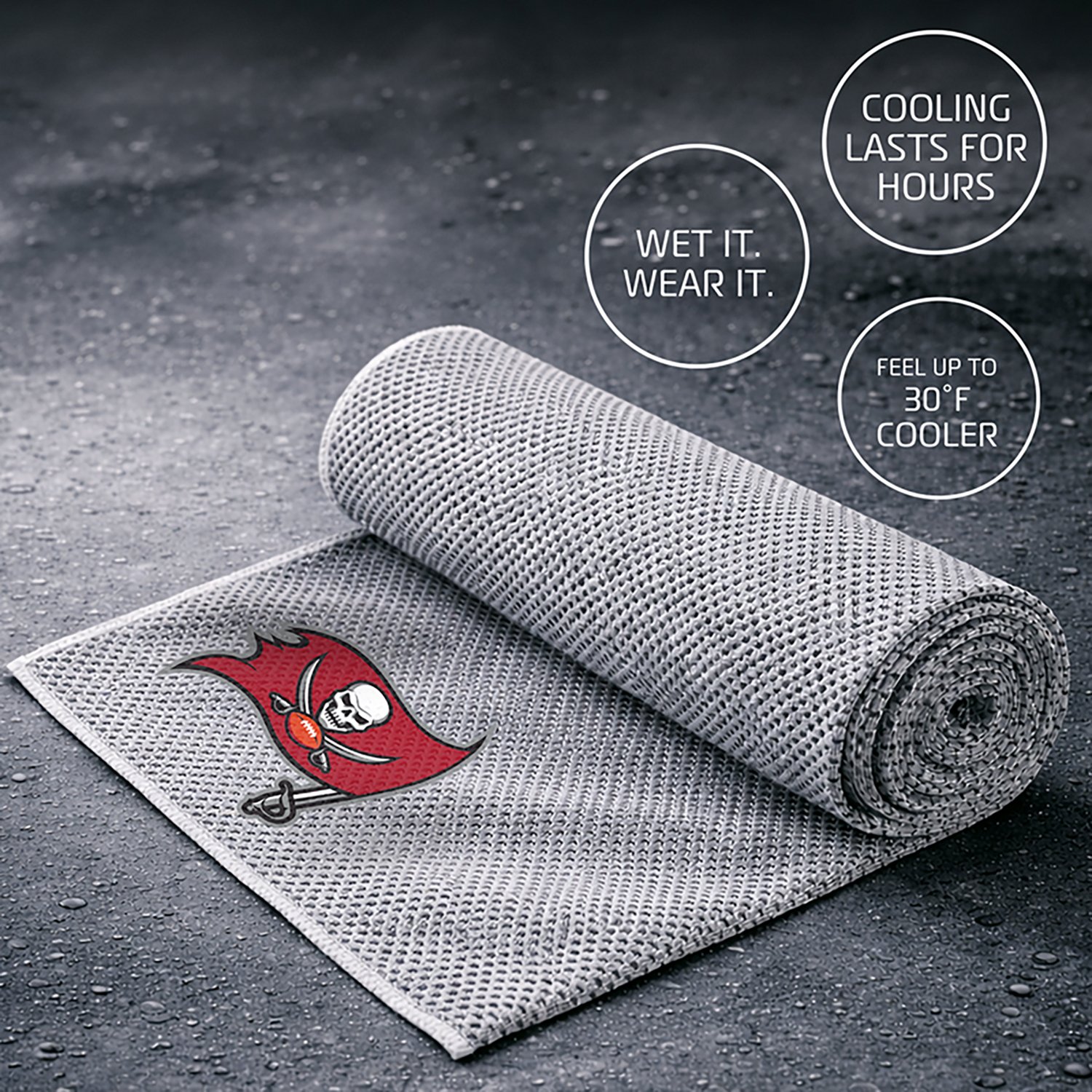 AlphaCool Tampa Bay Buccaneers Cooling Towel