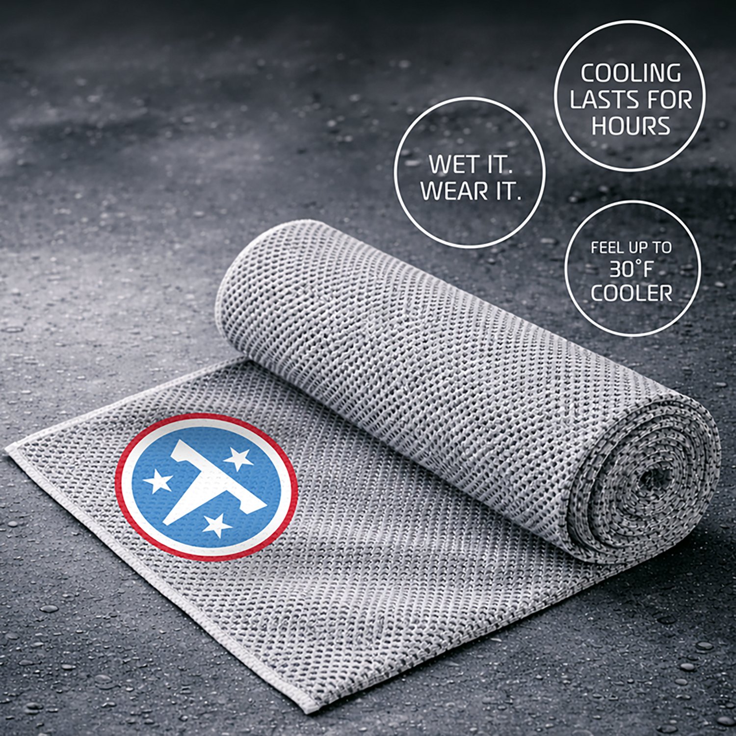 AlphaCool Tennessee Titans Cooling Towel - view number 3