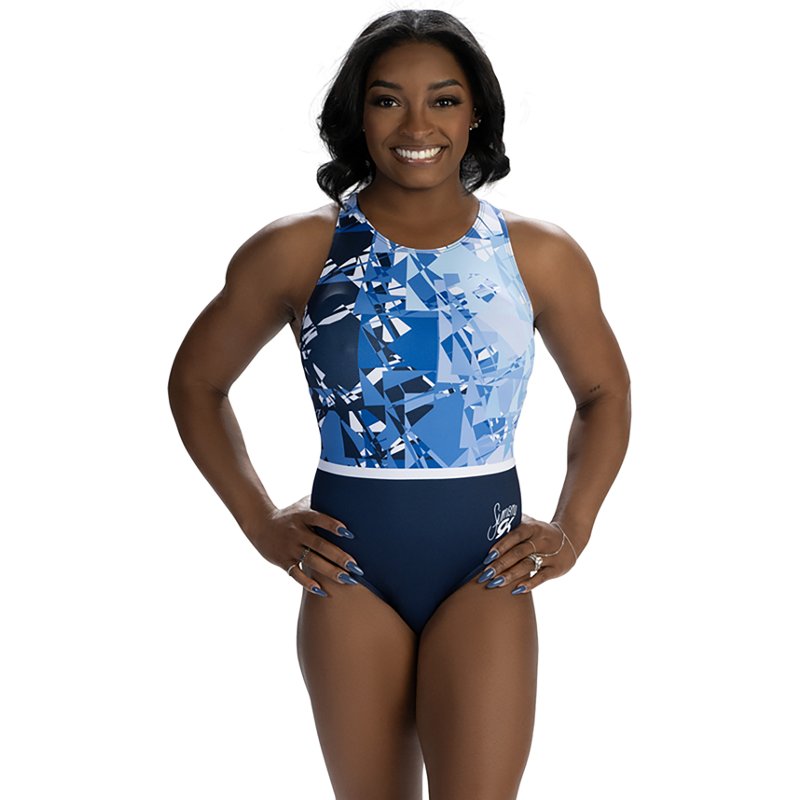 GK Elite Girls' Simone Biles Breaking Boundaries Tank Leotard