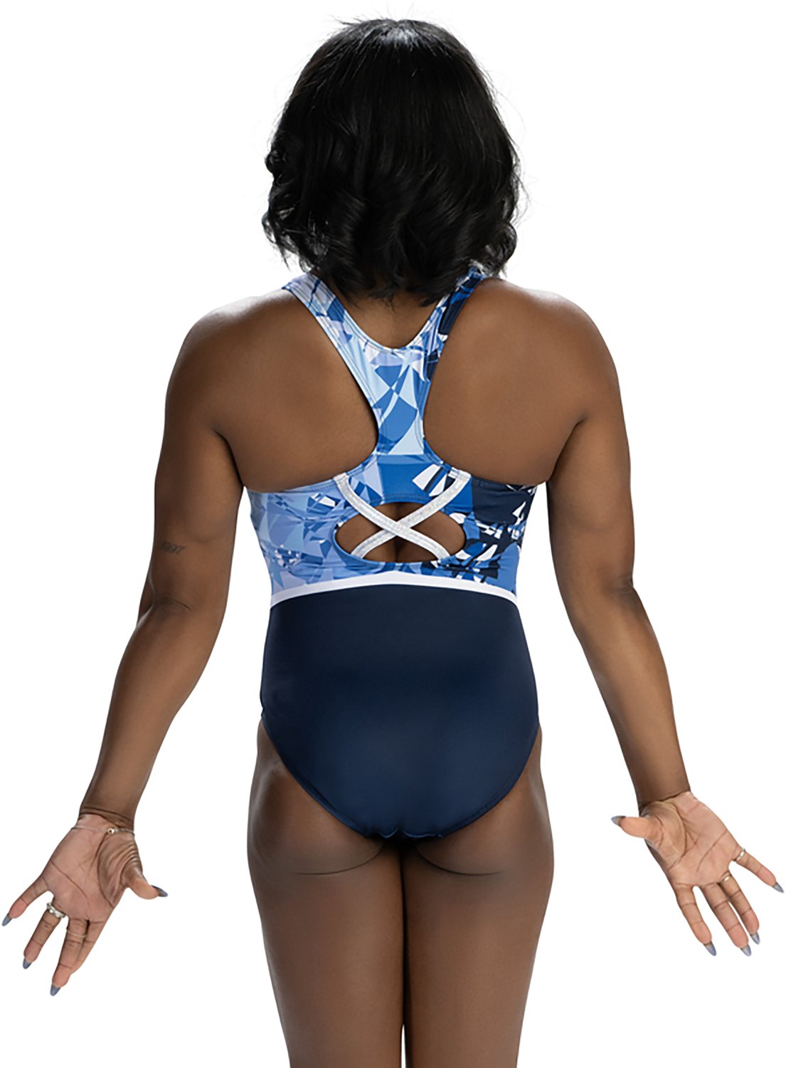 GK Elite Girls' Simone Biles Breaking Boundaries Tank Leotard - view number 2