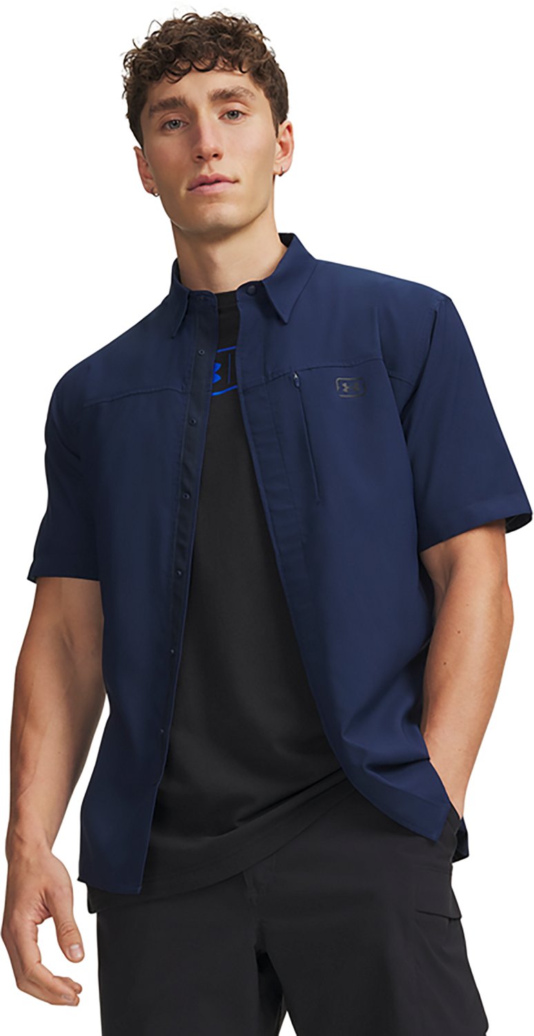 Under Armour Men's Shorebreak Hybrid Woven Short Sleeve Shirt