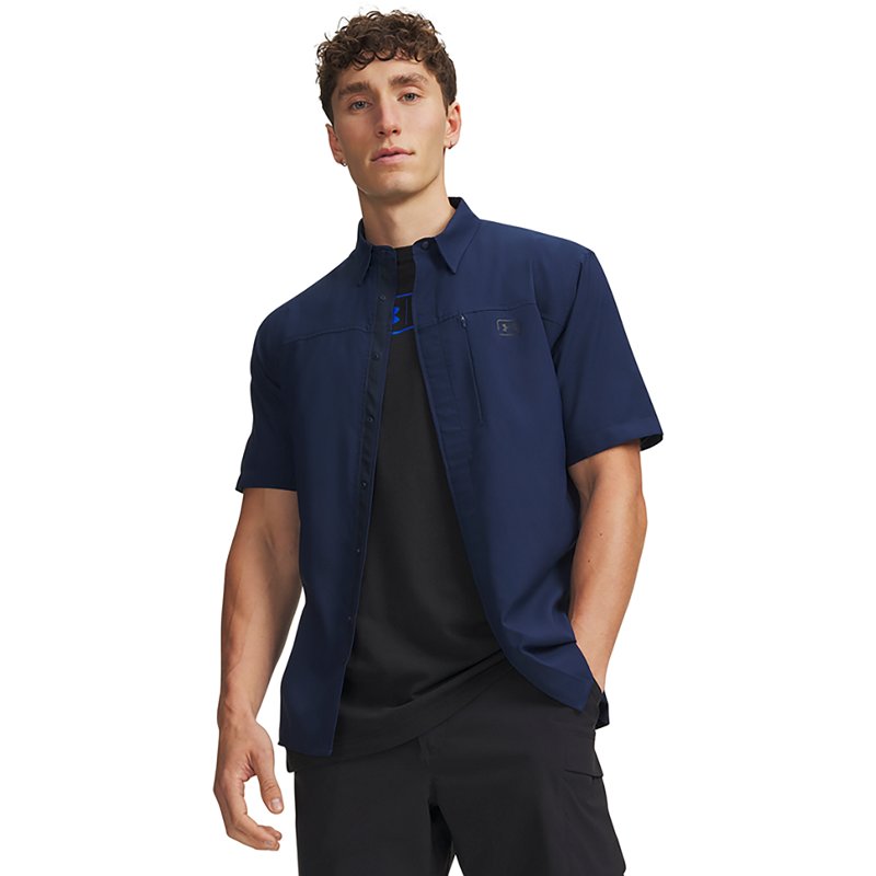 Under Armour Men's Shorebreak Hybrid Woven Short Sleeve Shirt
