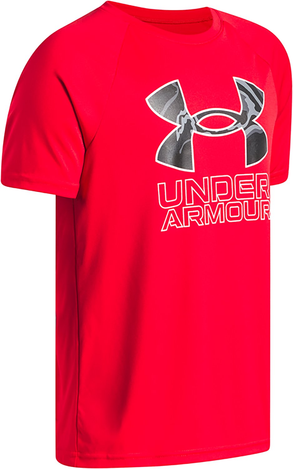 Under Armour Boys' Hybrid Printed Short Sleeve T-shirt                                                                           - view number 3