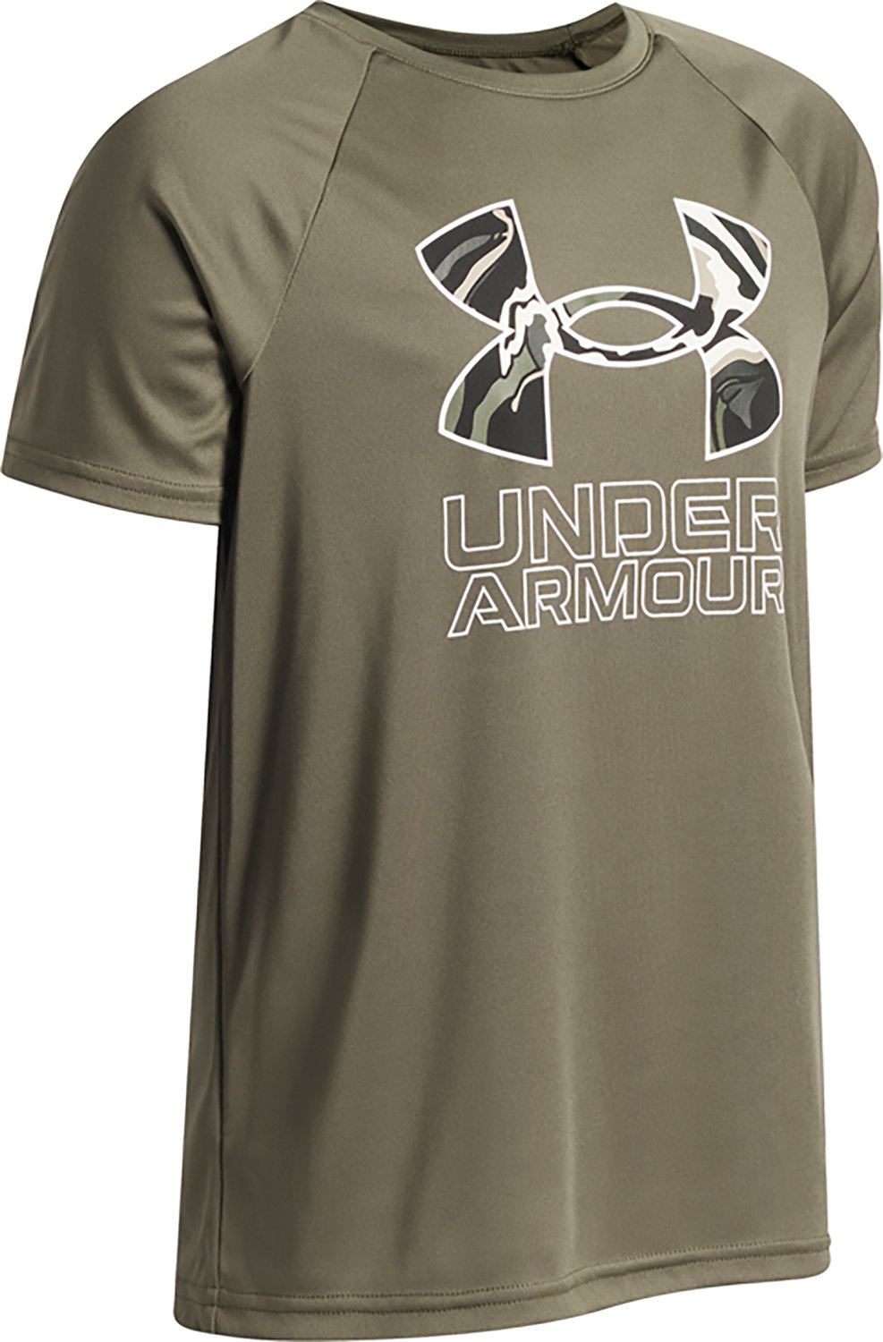 Under Armour Boys' Hybrid Printed Short Sleeve T-shirt                                                                           - view number 3