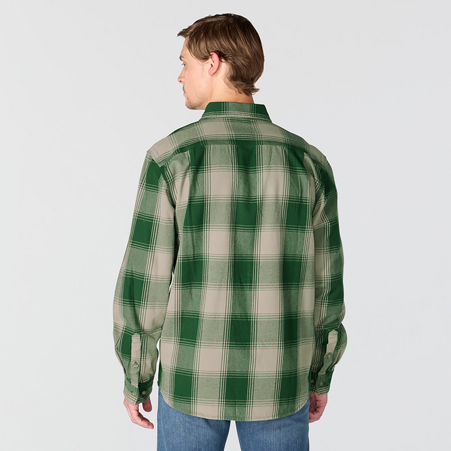 Carhartt Men's Loose Fit Heavyweight Flannel Long-Sleeve Plaid Shirt - view number 2