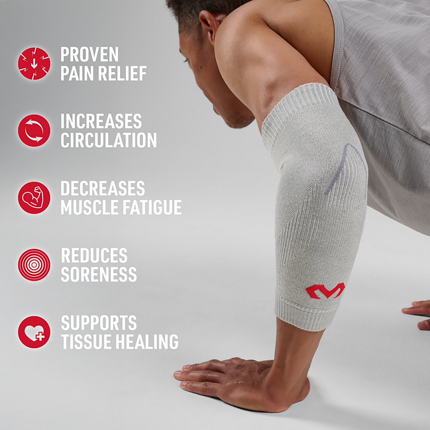 McDavid Adults' Infused Therapy Knit Elbow Sleeve - view number 3