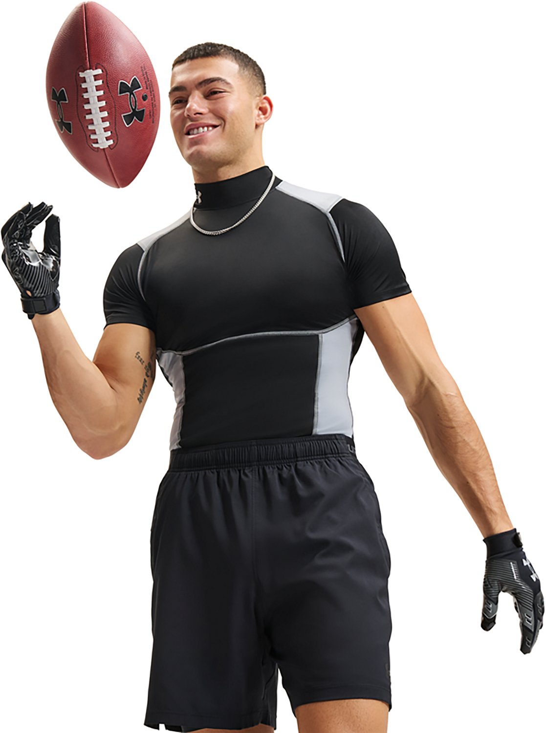 Under Armour Men's HeatGear® Elite Compression Mock Short Sleeve Shirt