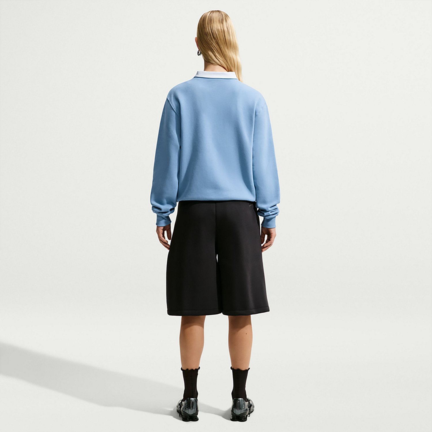 Nike Women's Studio Fleece Mid Weight Crew Sweatshirt - view number 2