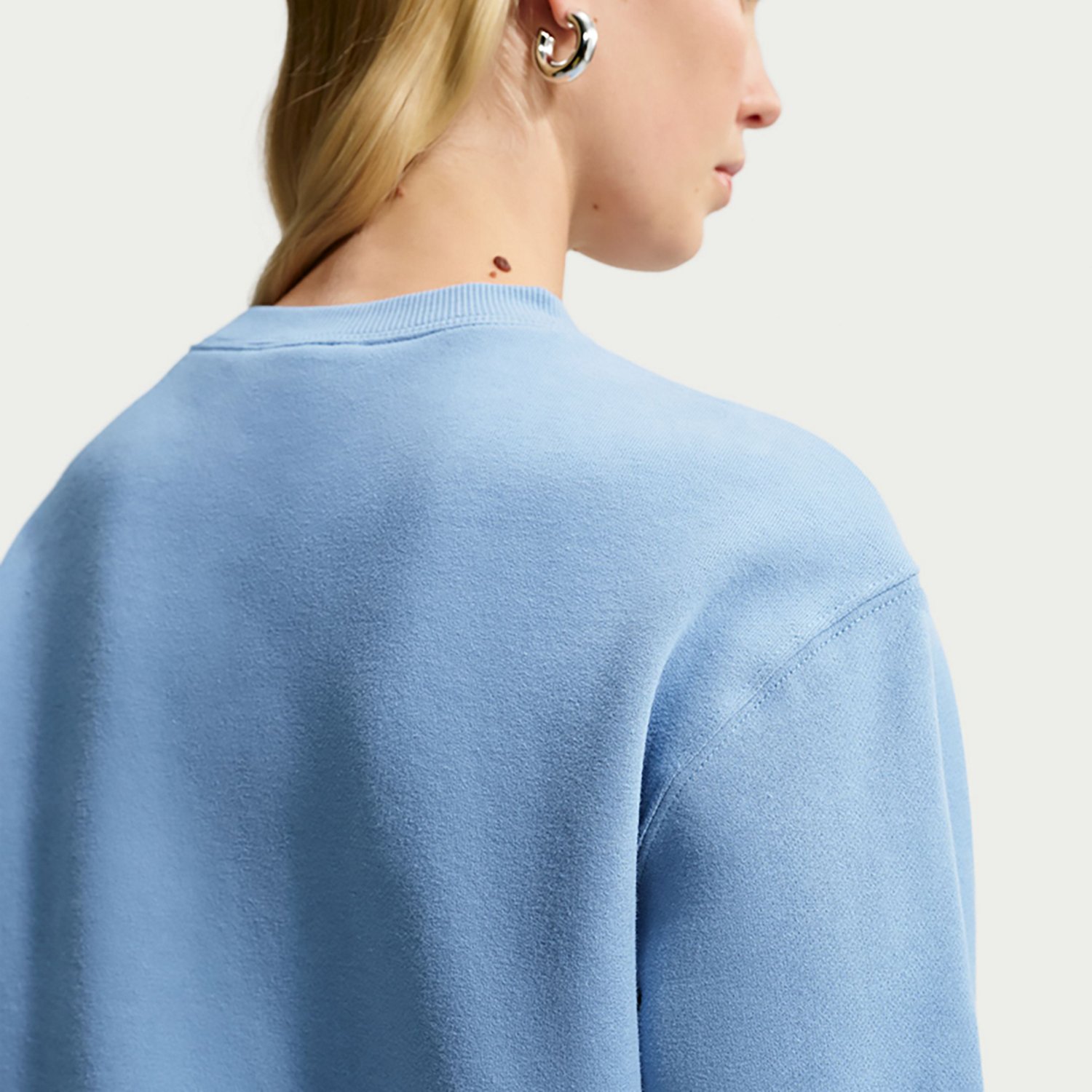 Nike Women's Studio Fleece Mid Weight Crew Sweatshirt - view number 4