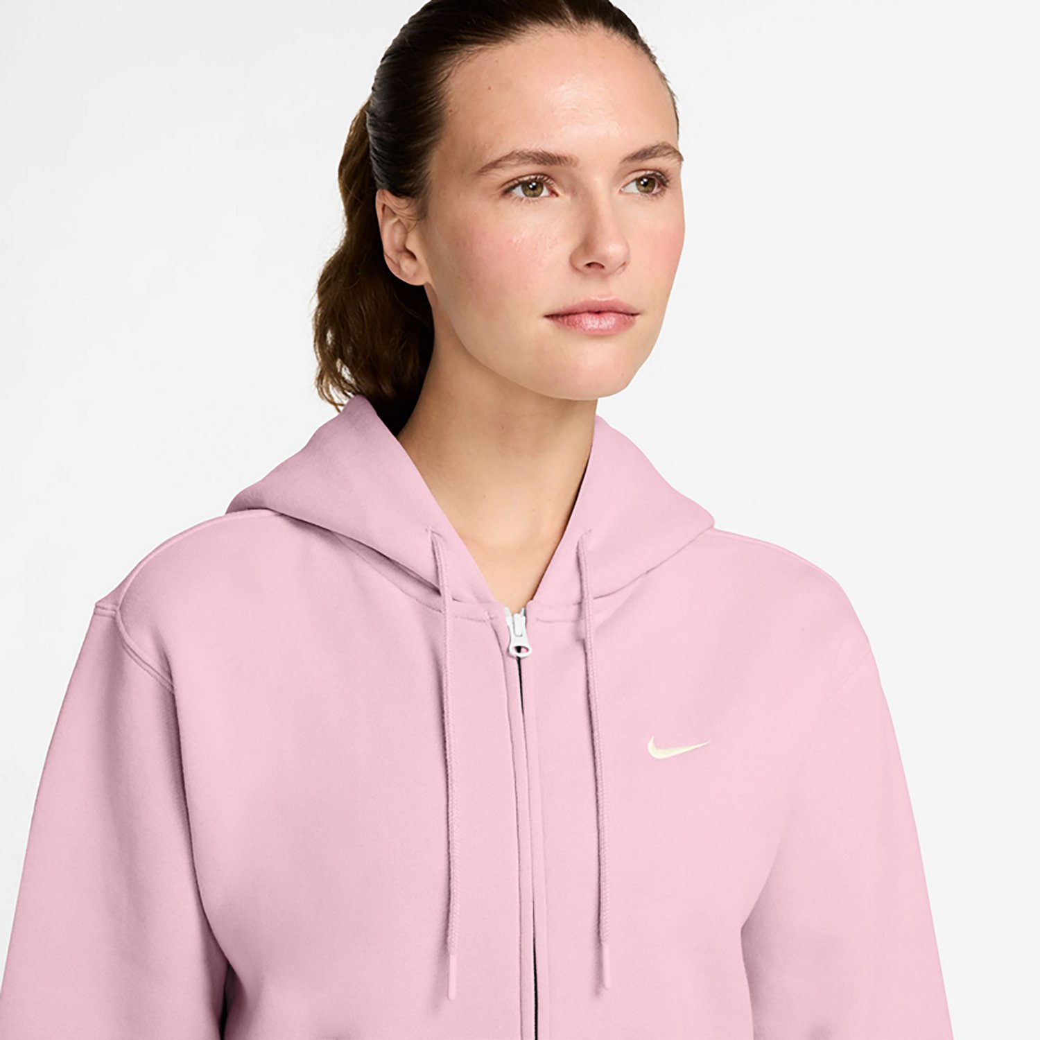Nike Women's Studio Fleece Midweight Standard Full-Zip Hoodie - view number 3