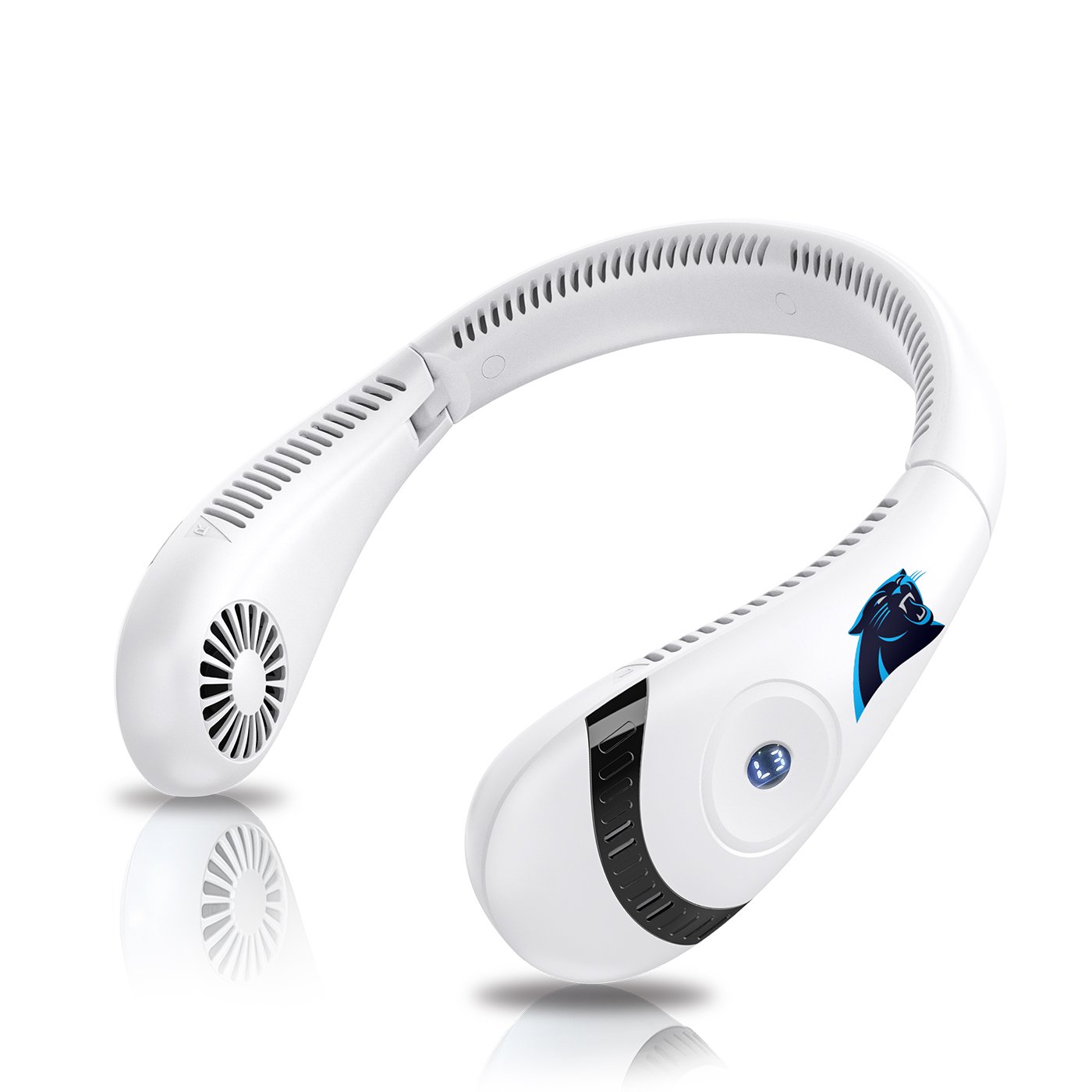 AlphaCool Carolina Panthers Wearable Personal Bladeless Neck Fan