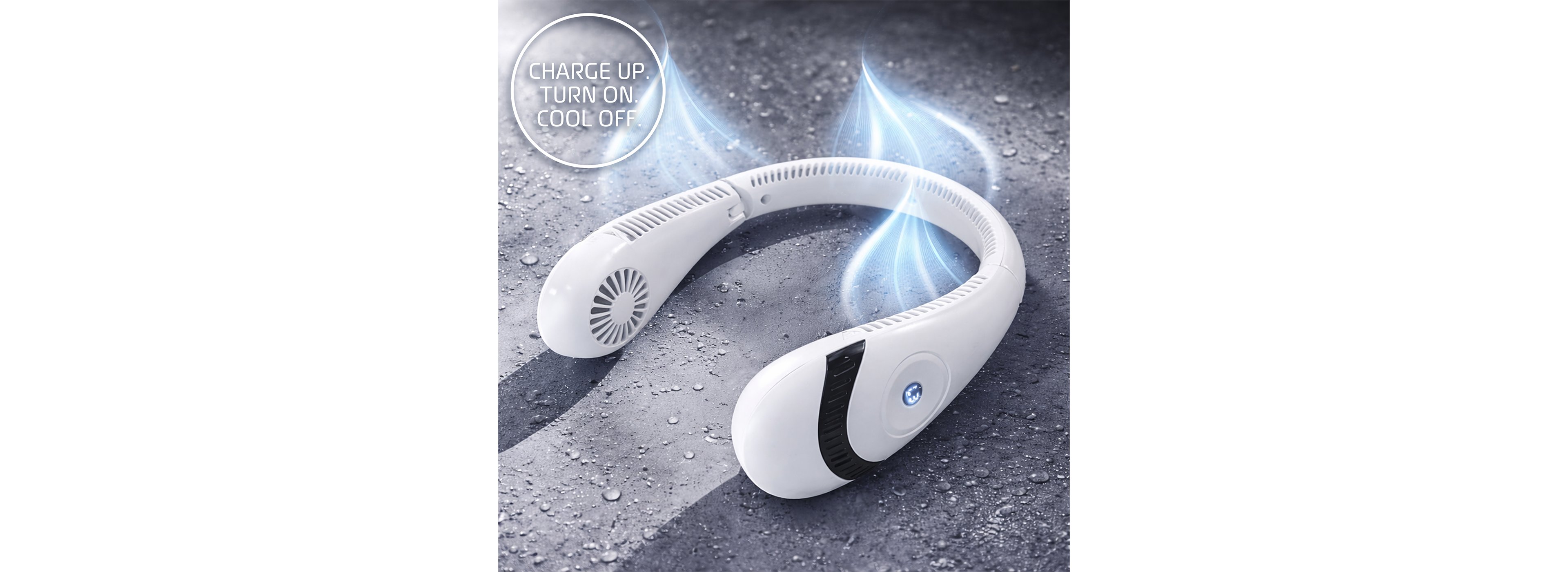 AlphaCool Chicago Bears Wearable Personal Bladeless Neck Fan