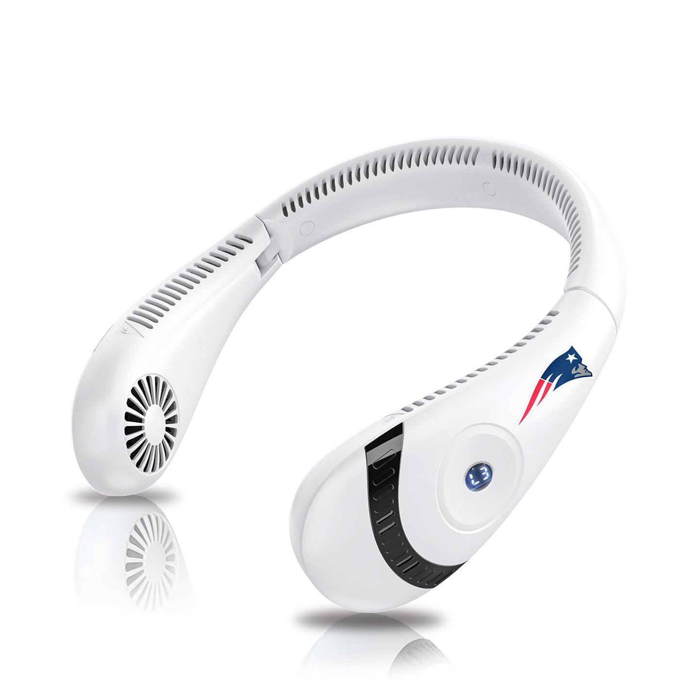 AlphaCool New England Patriots Wearable Personal Bladeless Neck Fan - view number 2
