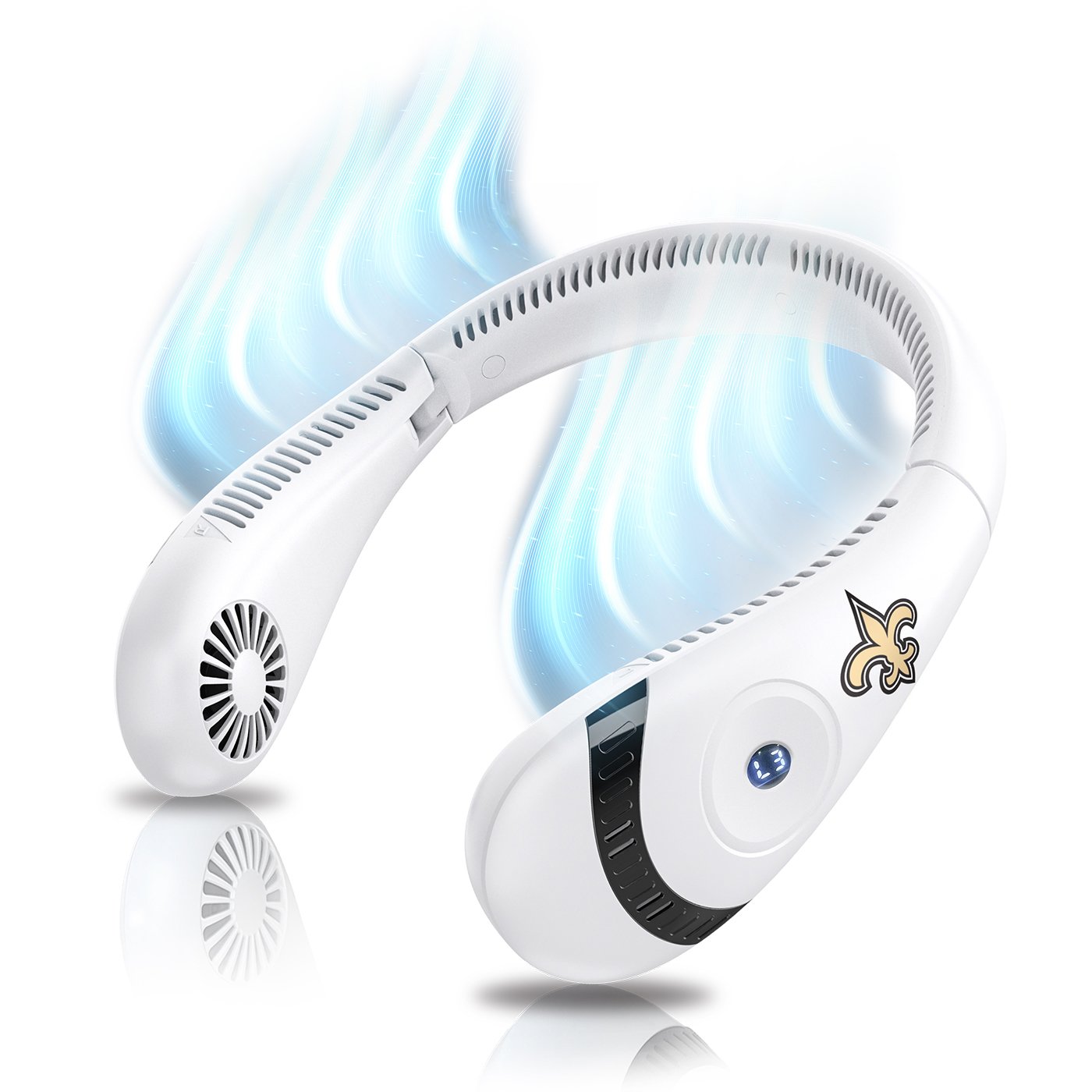 AlphaCool New Orleans Saints Wearable Personal Bladeless Neck Fan