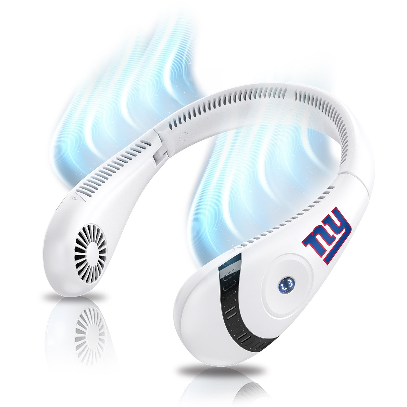 AlphaCool New York Giants Wearable Personal Bladeless Neck Fan