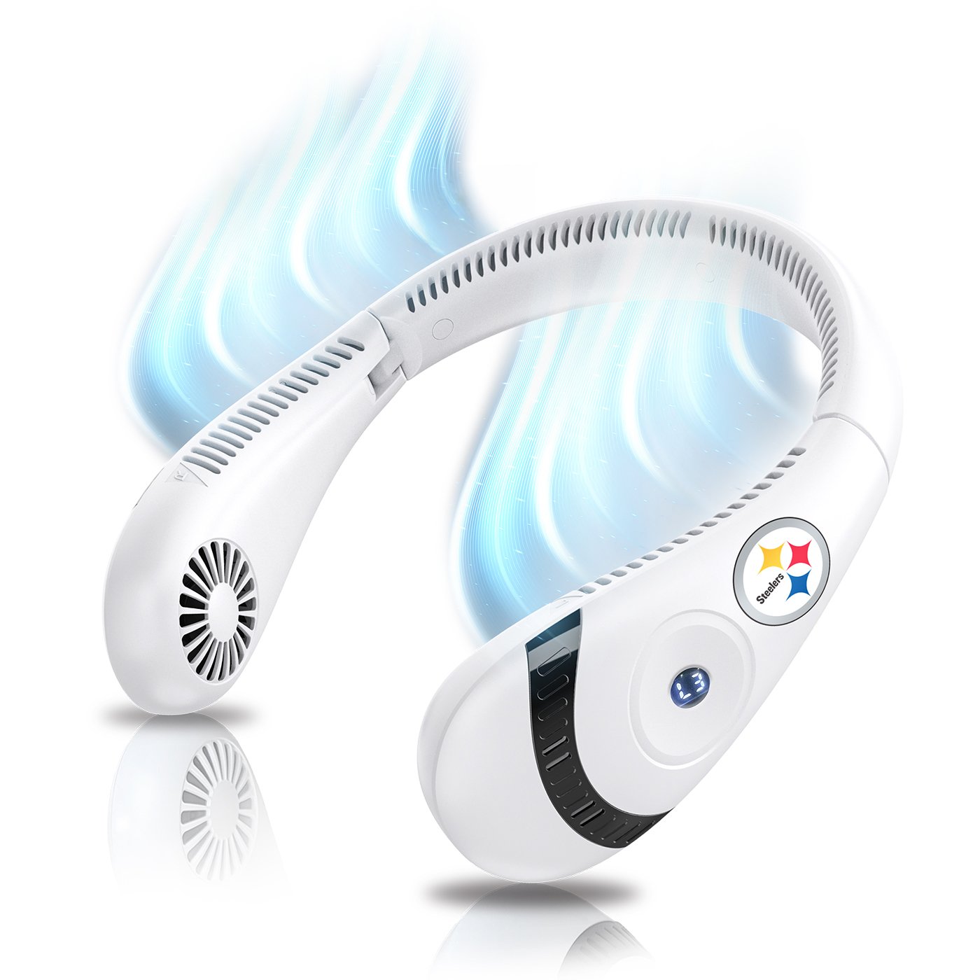 AlphaCool Pittsburgh Steelers Wearable Personal Bladeless Neck Fan