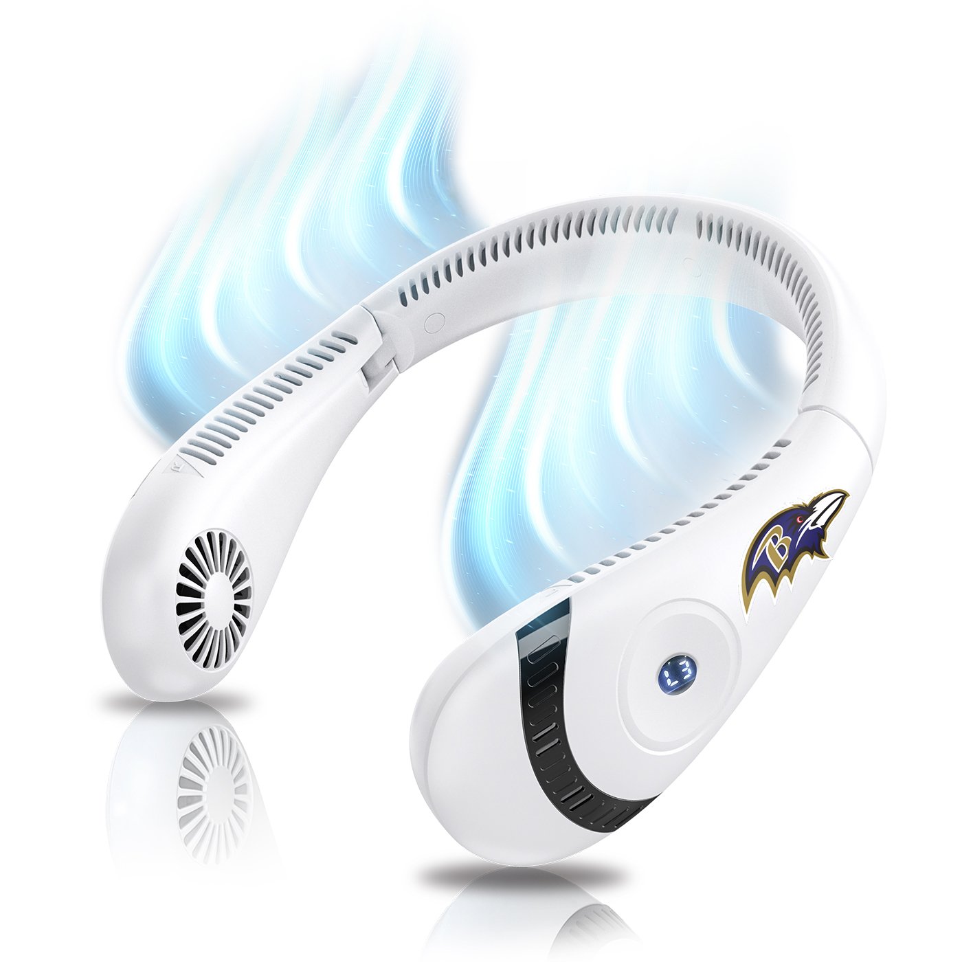 AlphaCool Baltimore Ravens Wearable Personal Bladeless Neck Fan