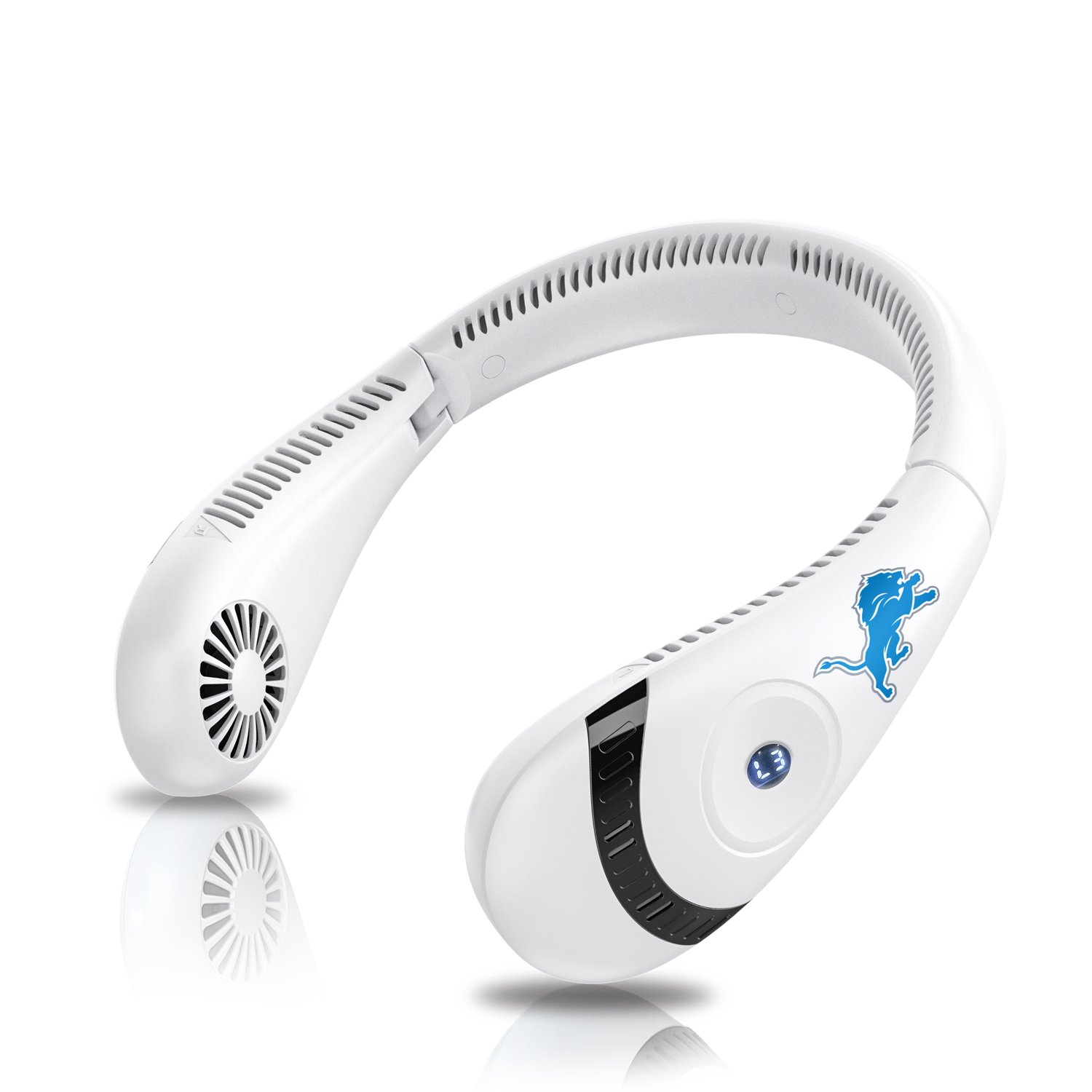 AlphaCool Detroit Lions Wearable Personal Bladeless Neck Fan - view number 2