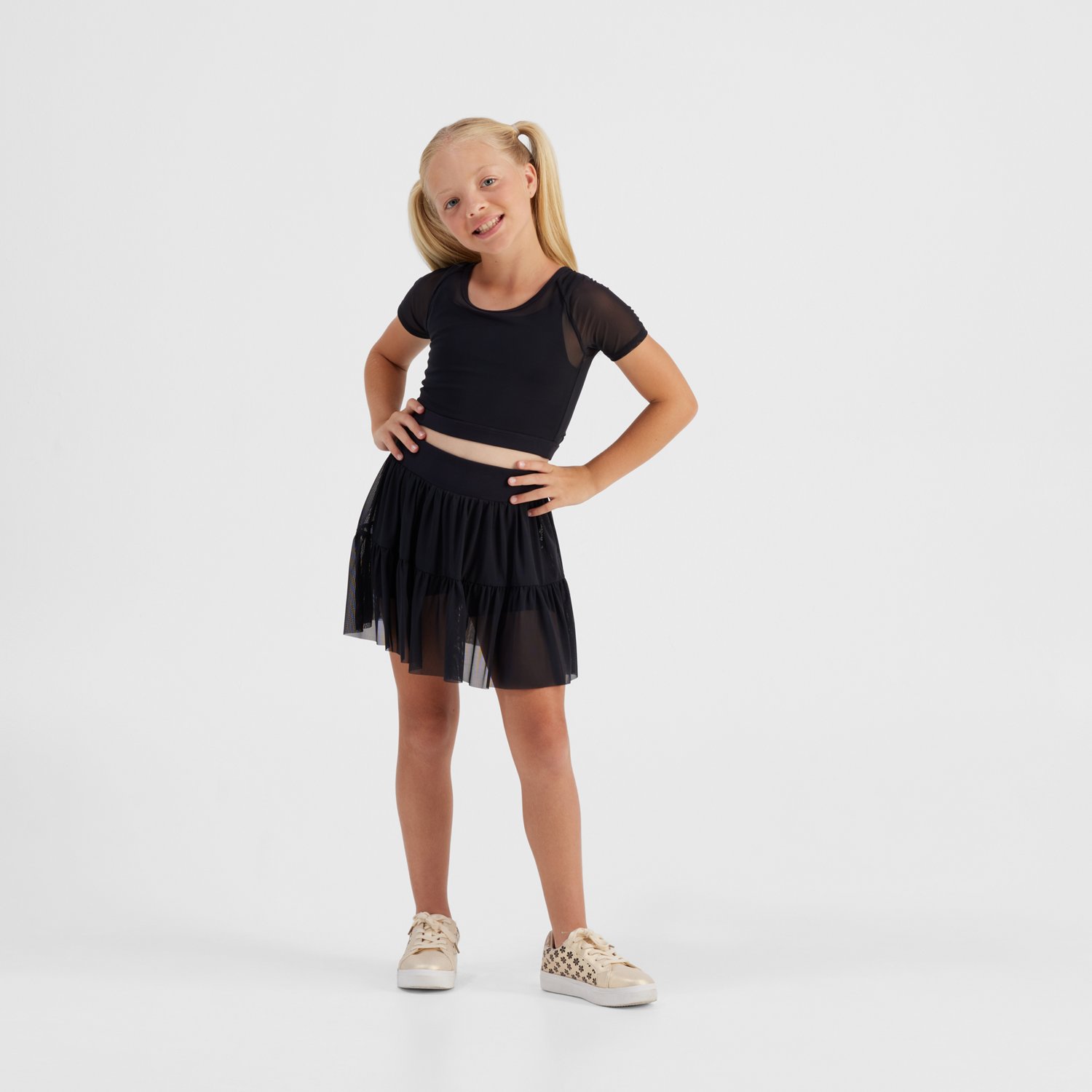 Freely Girls' Kenzie Short Sleeve Top - view number 2