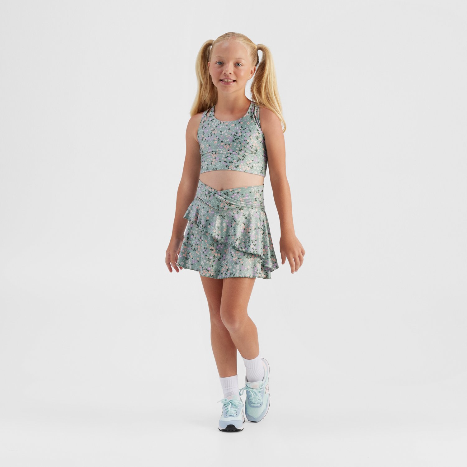 Freely Girls' Sarah Lily Pad Ditsy Mix Skort - view number 2