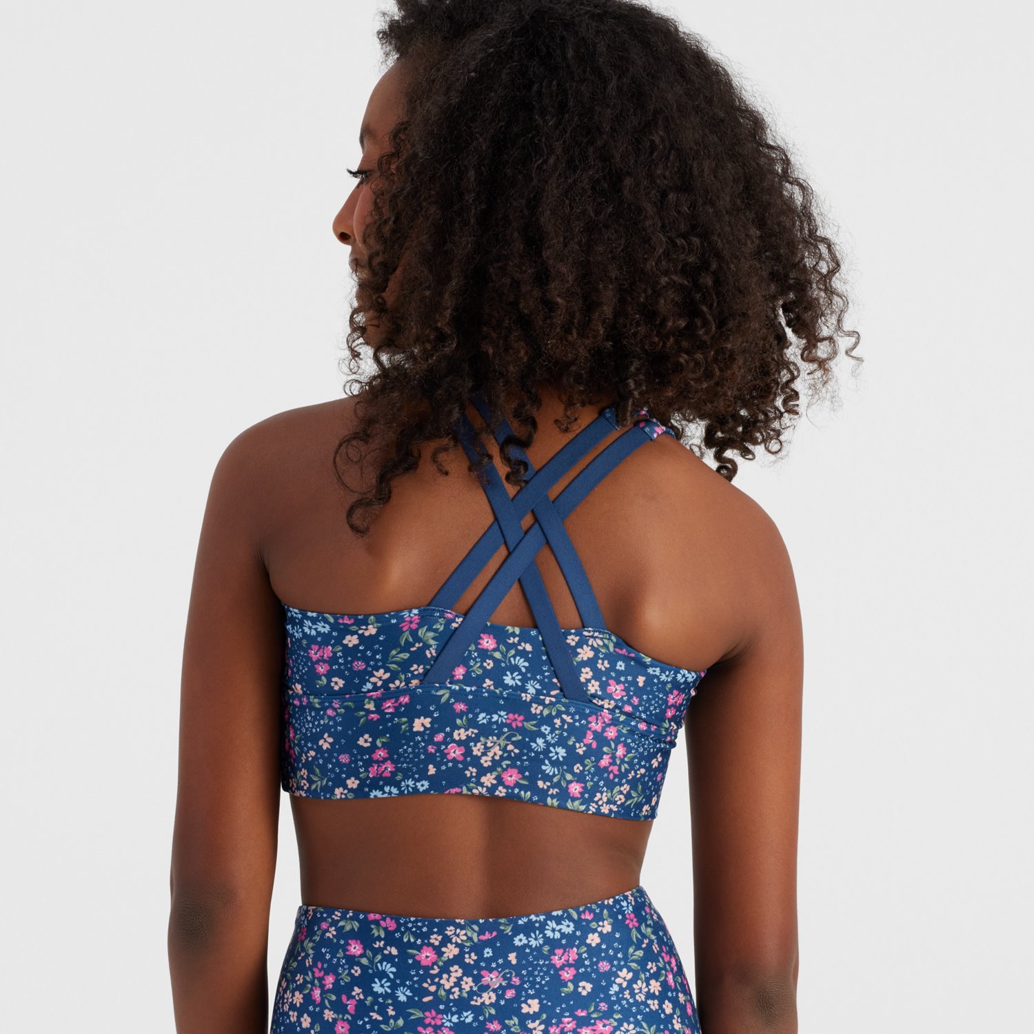 Freely Girl's James Luxe Peony Sport Bra - view number 4