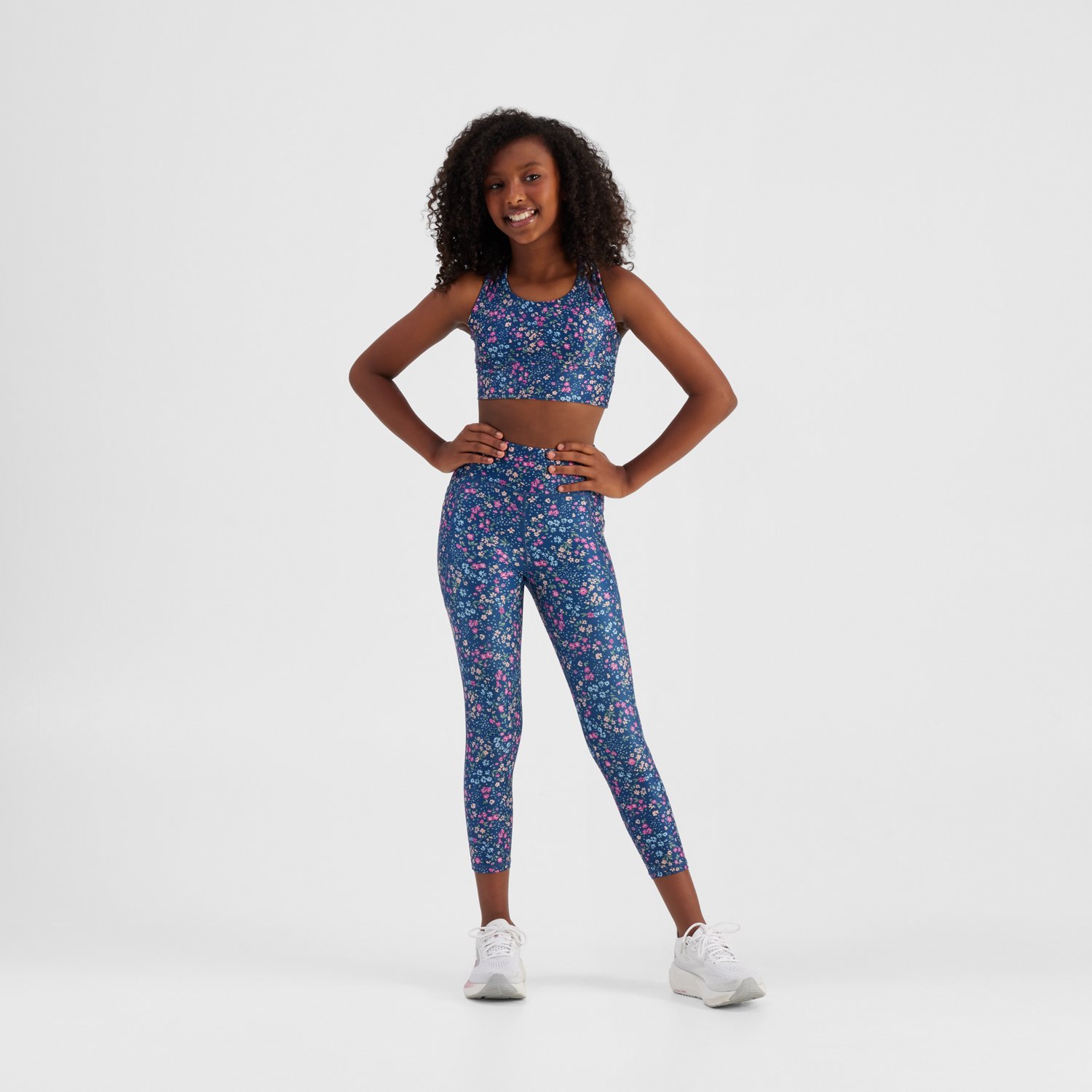 Freely Girl's James Luxe Peony Sport Bra - view number 2