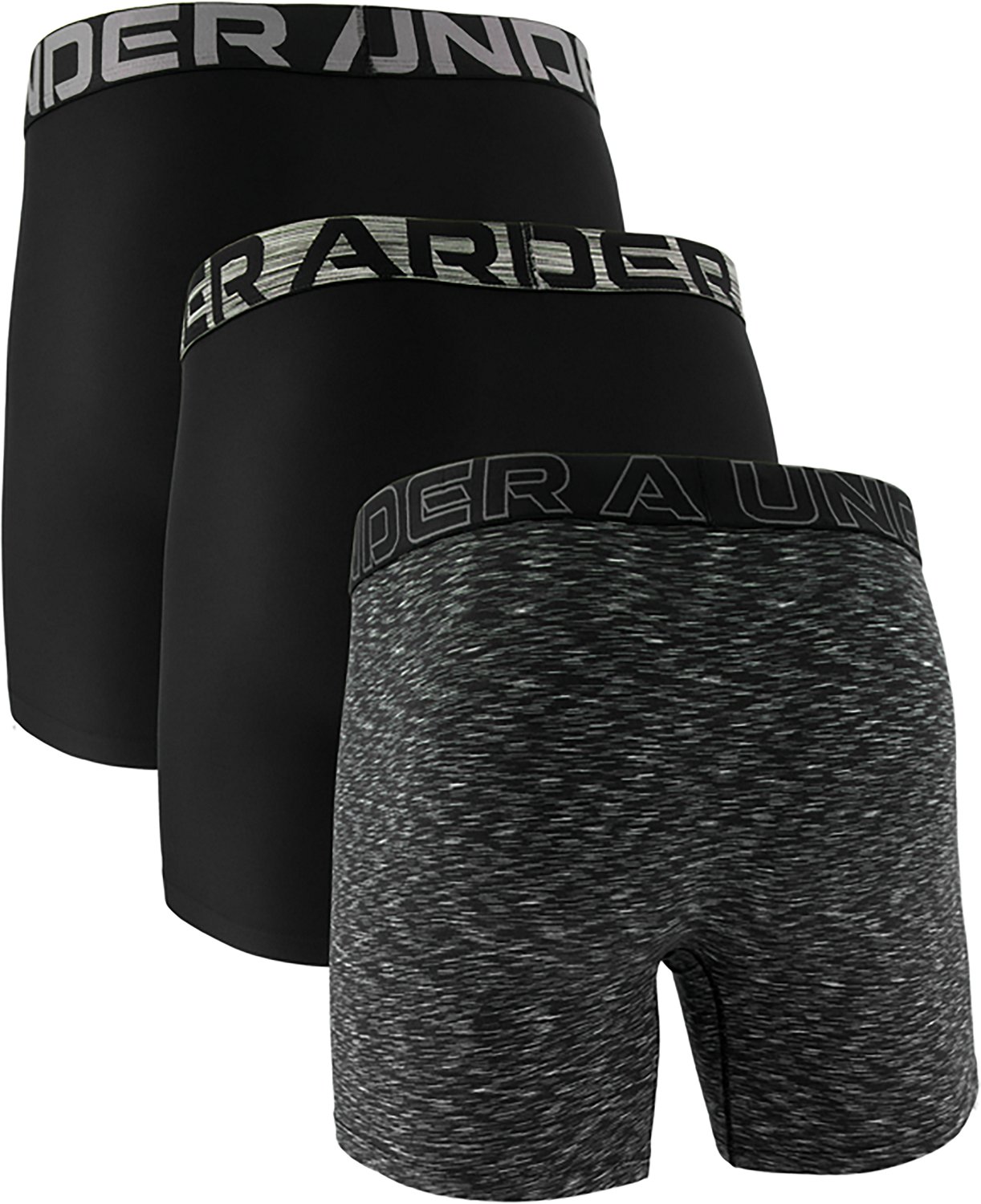 Under Armour Men's Graphic Performance Tech Boxer Briefs 6 in 3-Pack - view number 2