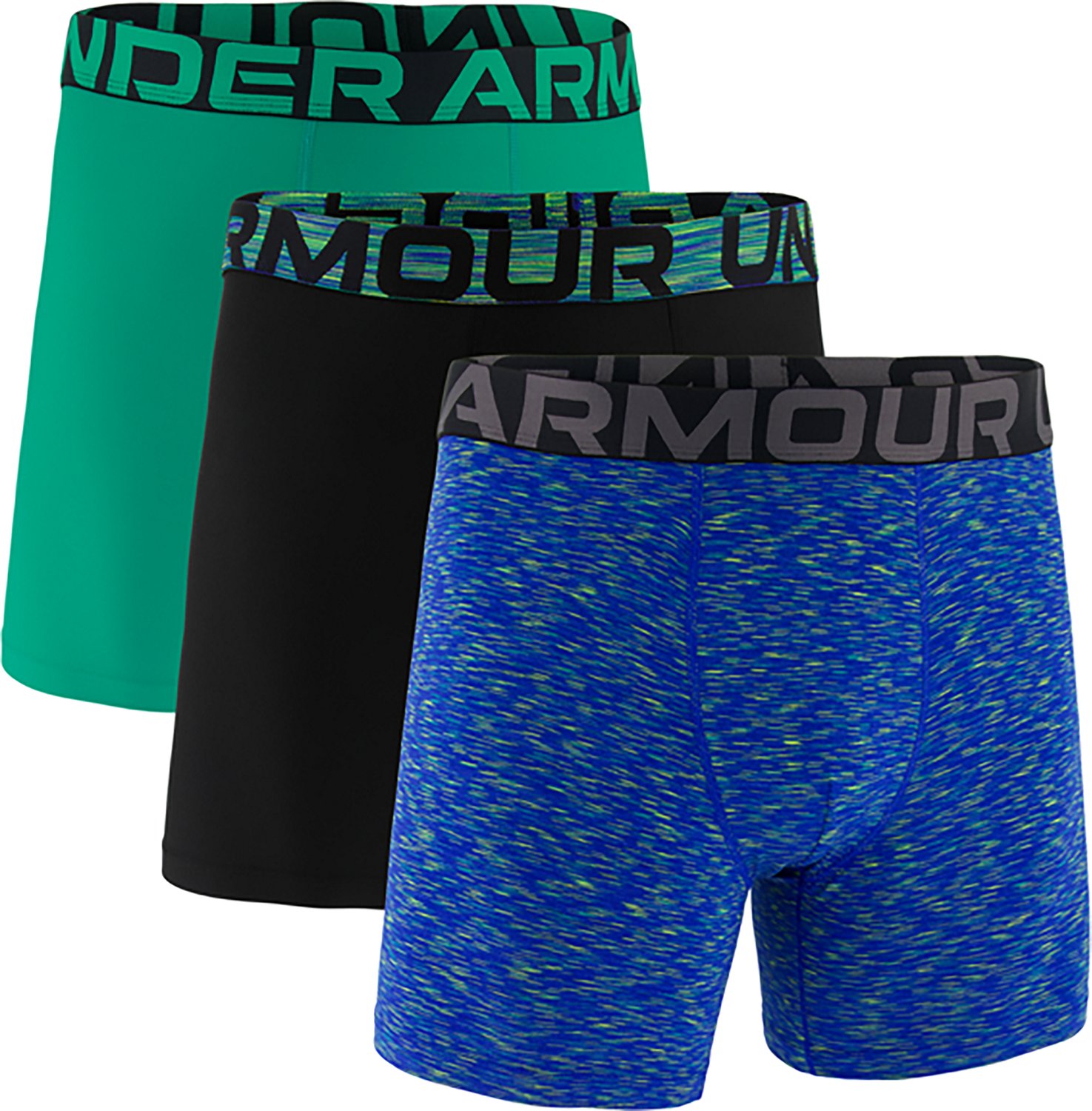 Under Armour Men's Graphic Performance Tech Boxer Briefs 6 3-Pack